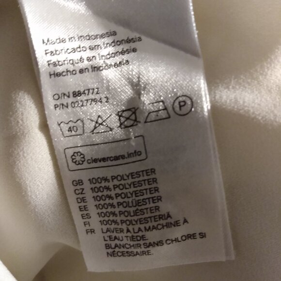 H&M Conscious white sleeveless blouse - Picture 5 of 5